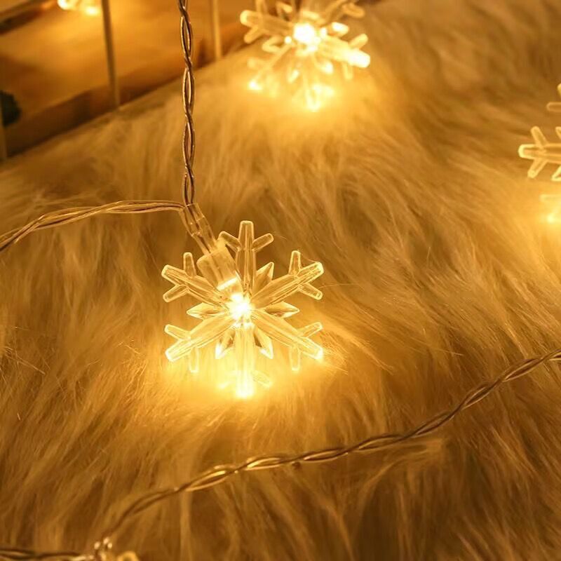 Star And Snowflake Light 40 LED 6M Christmas Tree Party Decoration