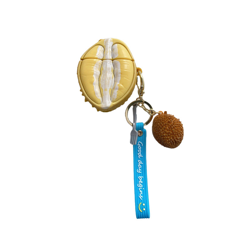 Creative Three-dimensional Durian Shape Earphone Case