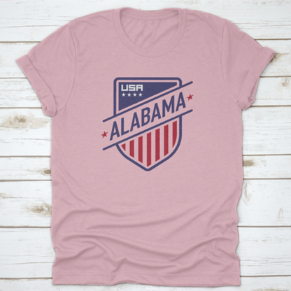 Alabama, Usa, American State Crest In Shield Vector Format