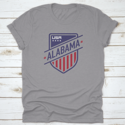 Alabama, Usa, American State Crest In Shield Vector Format