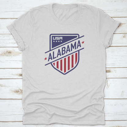 Alabama, Usa, American State Crest In Shield Vector Format