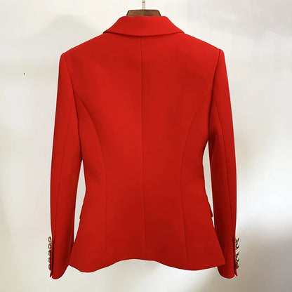 HIGH STREET 2024 Classic Designer Blazer Jacket Women's Slim Fitting