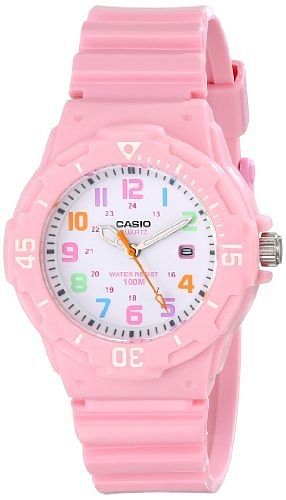 Casio Women's LRW200H-4B2VCF Pink Resin Band Watch