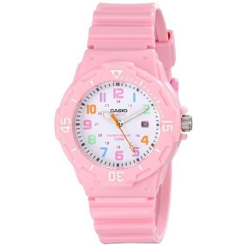 Casio Women's LRW200H-4B2VCF Pink Resin Band Watch