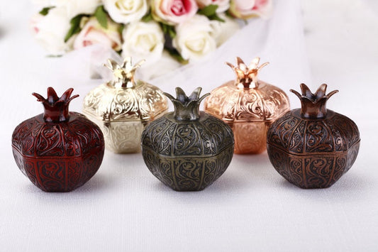 Pomegranate wedding favors, 50PCS