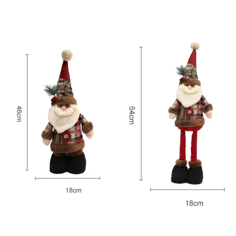 Telescopic Christmas Doll Merry Christmas Decorations For Home 2024