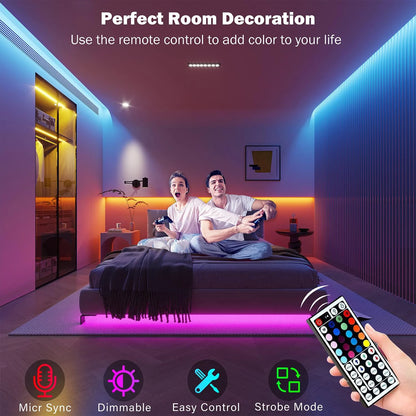 Led Lights for Room RGB Led Strip Color Changing RGB Tape Lights for