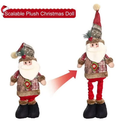 Telescopic Christmas Doll Merry Christmas Decorations For Home 2024