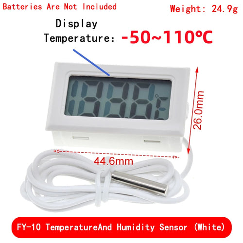 Mini LCD digital thermometer used for freezer temperature - 50-110℃