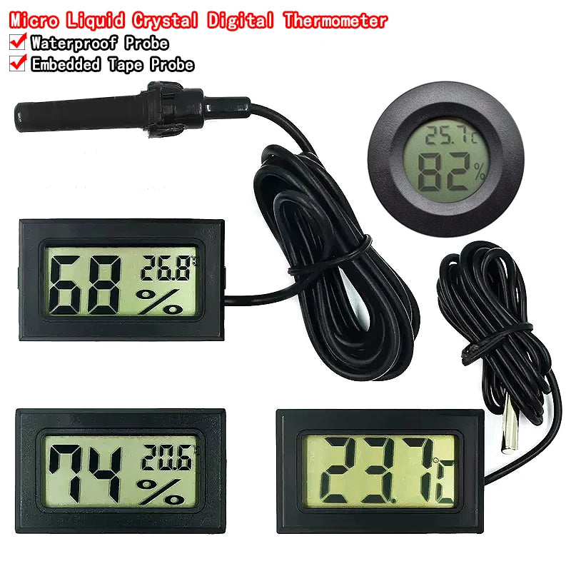 Mini LCD digital thermometer used for freezer temperature - 50-110℃