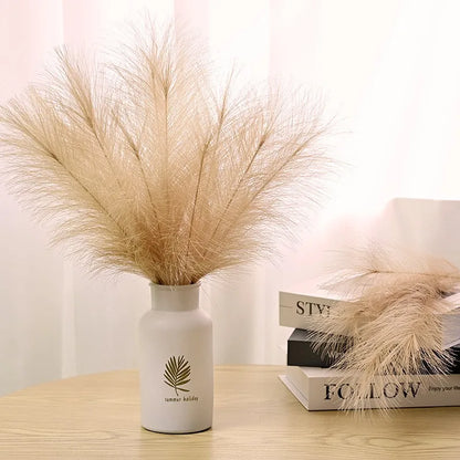 10PCS/lot Artificial Flowers Fluffy Pampas Grass Bouquet for Wedding