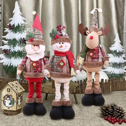 Telescopic Christmas Doll Merry Christmas Decorations For Home 2024