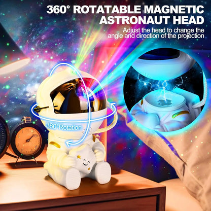 Galaxy Projector Astronaut Nebula Projector with Remote Night Light