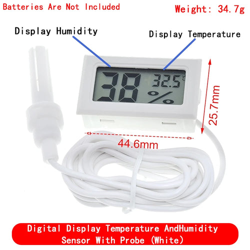 Mini LCD digital thermometer used for freezer temperature - 50-110℃