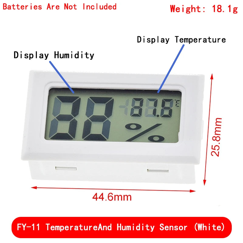 Mini LCD digital thermometer used for freezer temperature - 50-110℃