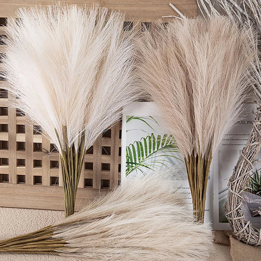 10pcs Artificial Reed Ins Wind Bouquet Imitation Flowers Bohemian Home