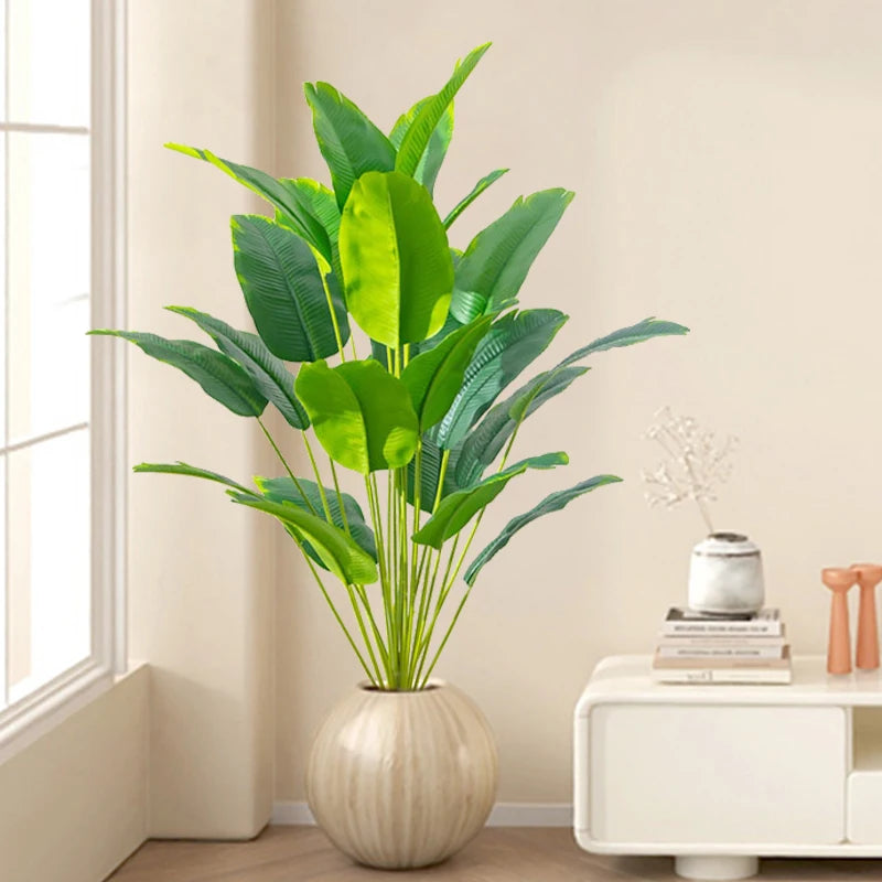 1pc Artificial Plants Large Tropical Palm Tree Fake Banana Plants