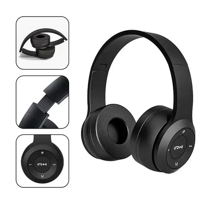 Stereo Headset 5.0 Bluetooth Headset Gamer Headphones Gaming Earbuds