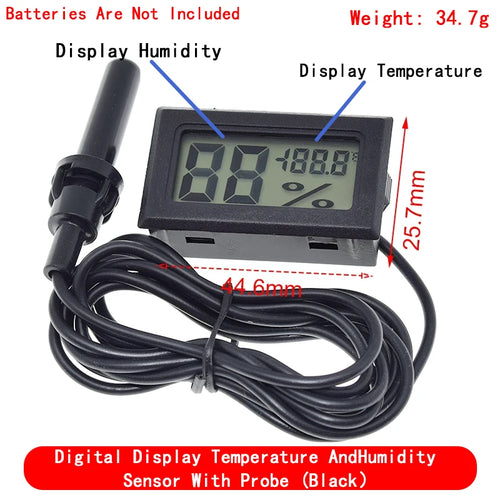 Mini LCD digital thermometer used for freezer temperature - 50-110℃