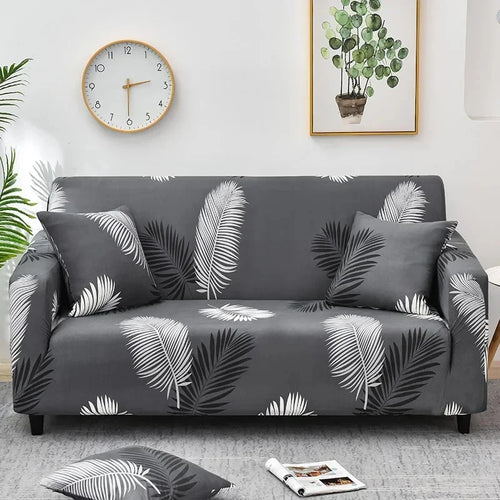 1pc Flower Printed Elastic Sofa Cover Antidirty Spandex Sofa Cover