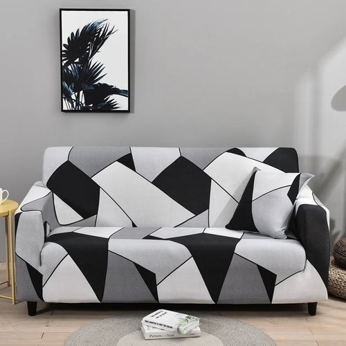 1pc Flower Printed Elastic Sofa Cover Antidirty Spandex Sofa Cover