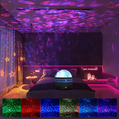 LED Starry Sky Light RGB Galaxy Projector Atmosphere Projection Lamp