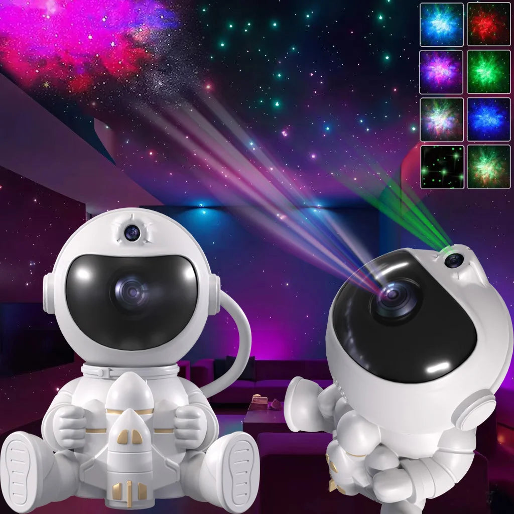 Galaxy Star Projector LED Night Light Starry Sky Astronaut Porjectors