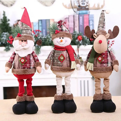 Telescopic Christmas Doll Merry Christmas Decorations For Home 2024