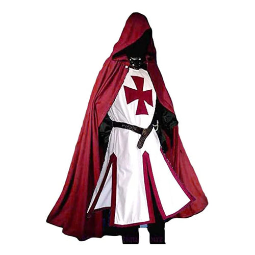 Mens Medieval Crusader Knights Templar Tunic Costumes Renaissance