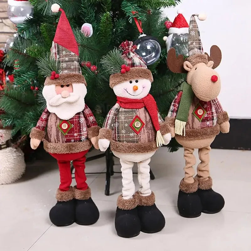 Telescopic Christmas Doll Merry Christmas Decorations For Home 2024