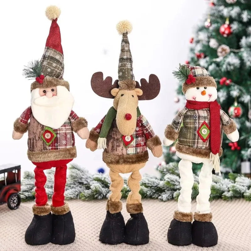 Telescopic Christmas Doll Merry Christmas Decorations For Home 2024