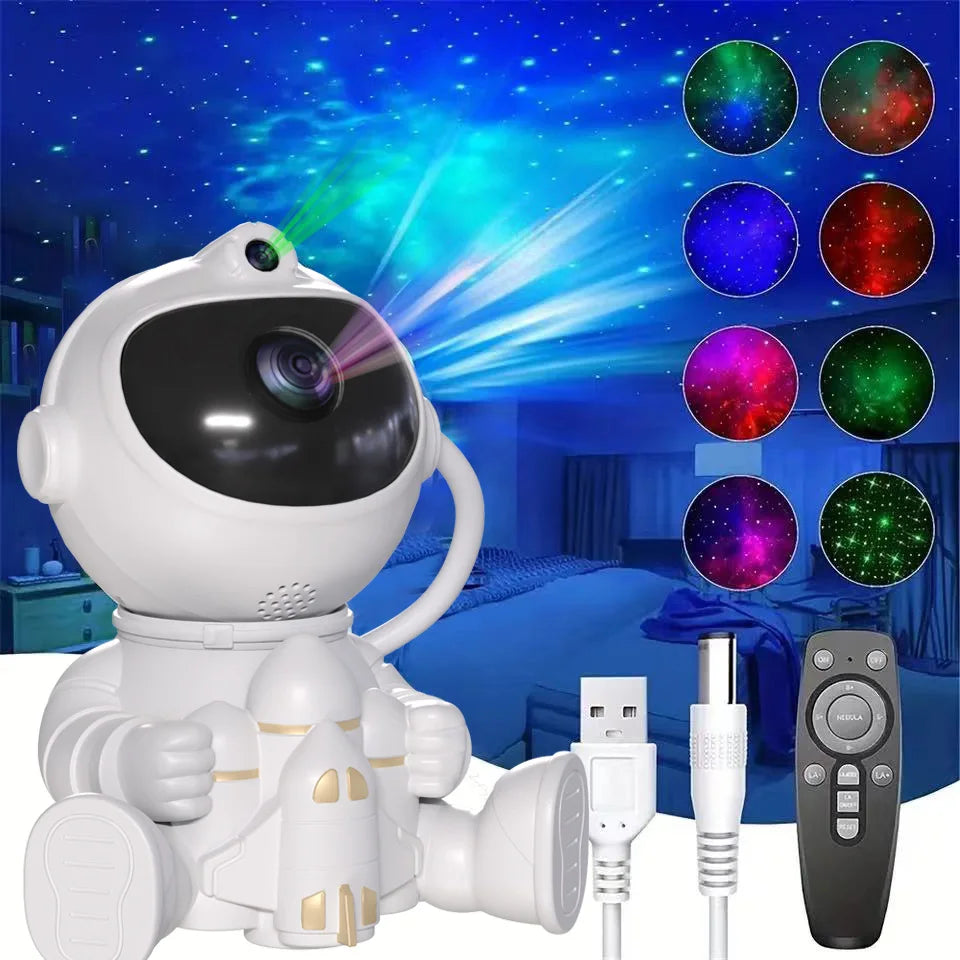 Galaxy Star Projector LED Night Light Starry Sky Astronaut Porjectors