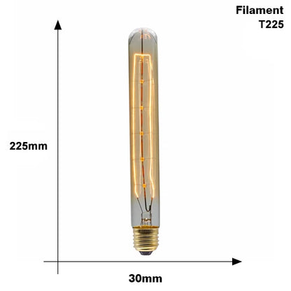 Retro Edison Bulb E27 220V 40W ST64 G80 G95 G125 Ampoule Vintage