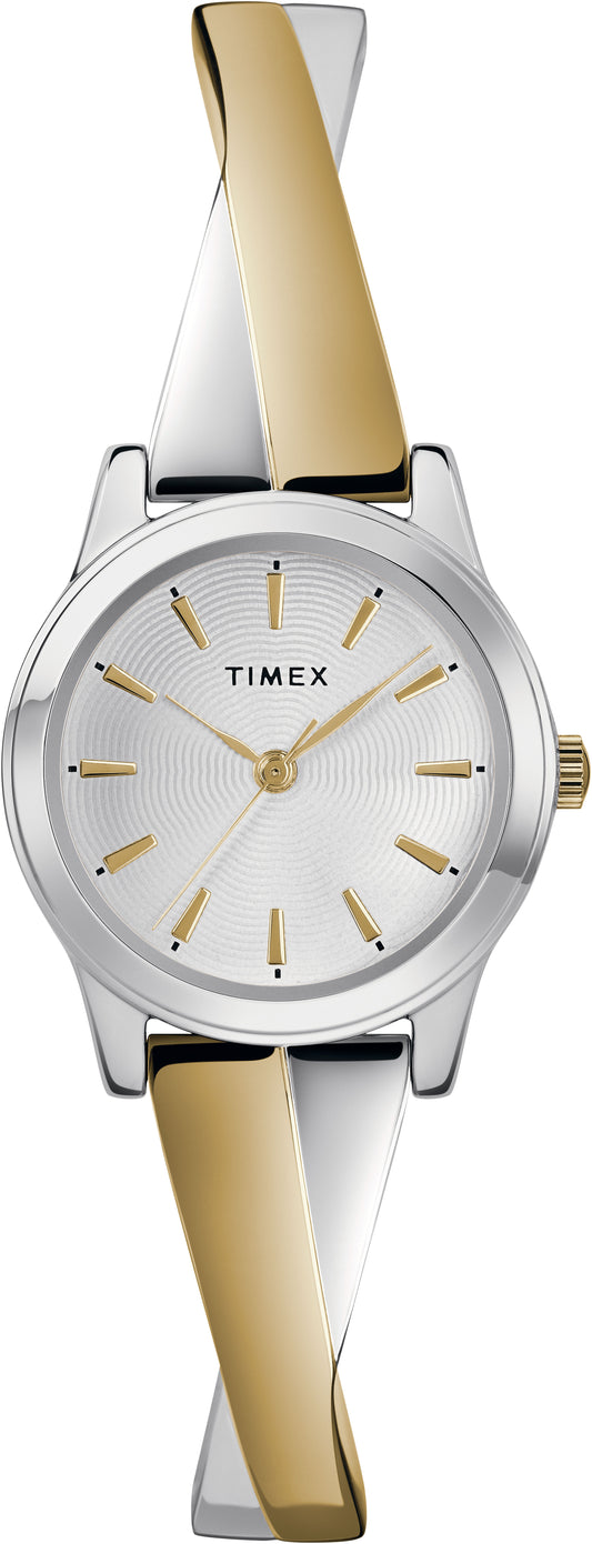 Timex TW2R98600 Women's Two-Tone Stainless Steel Expansion Band Bangle