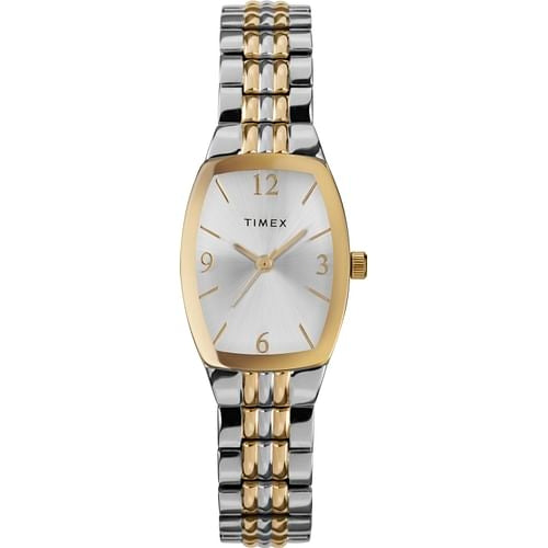 Timex TW2V25500, Women's 2-Tone Expansion Rectangle Watch, Sunray Dial