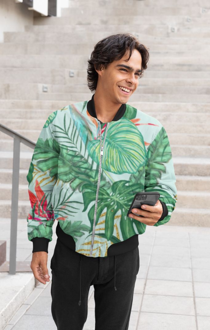 The Tropics III Poster (2) Bomber Jacket