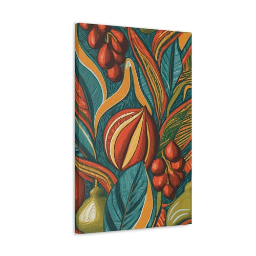 Canvas Wall Art Decor - Tropical Fruit Print