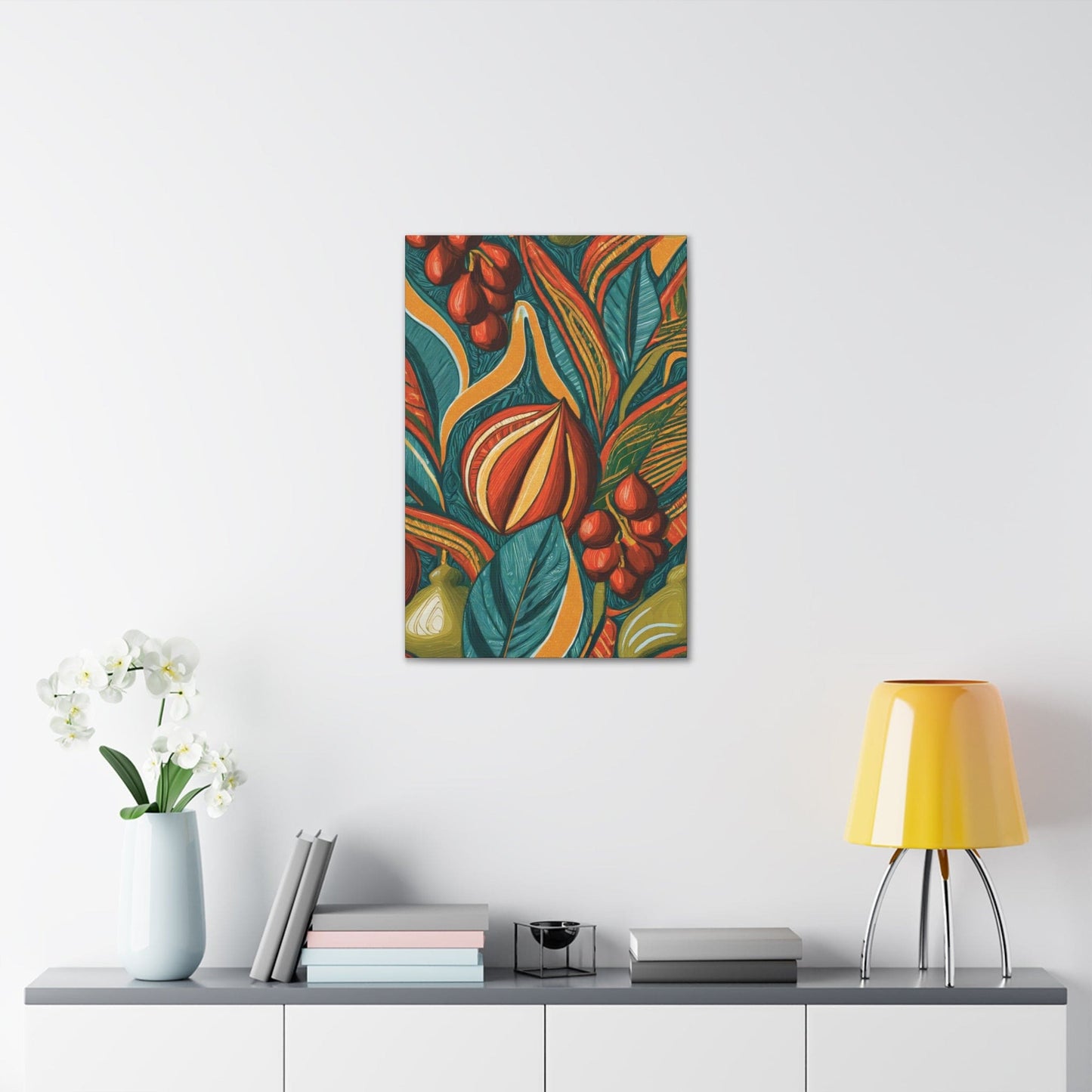 Canvas Wall Art Decor - Tropical Fruit Print