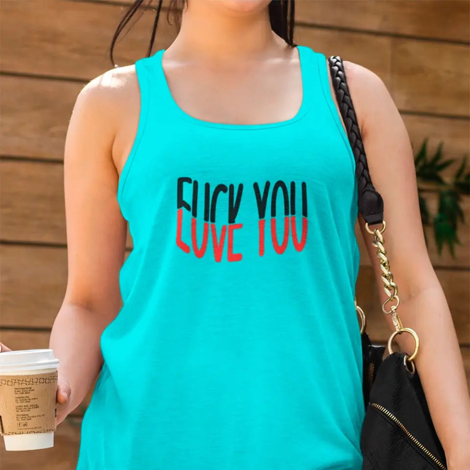 Funny Shirt - F*ck You, Love You Tank Top