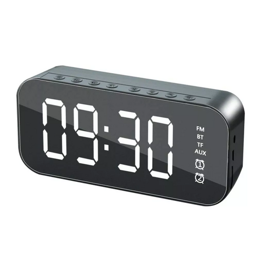 LED Display Alarm Clock Wireless Bluetooth Speakers