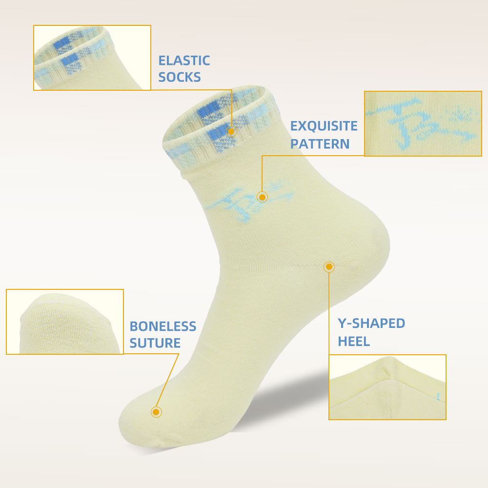 cute all-match ladies socks Yellow