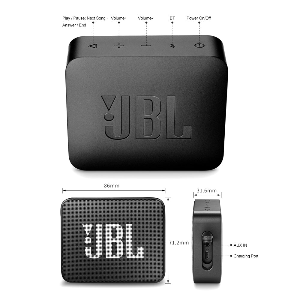 JBl GO2 IPX7 Waterproof Wireless Bluetooth Speaker