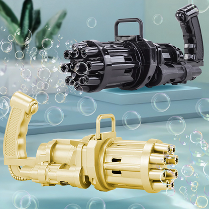 Summer Soap Water Bubble Machine Gatling Bubble Gun Toys