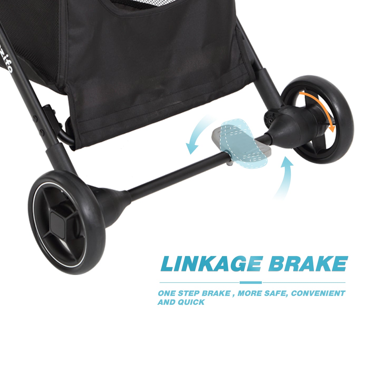 Lightweight aluminum Baby Stroller