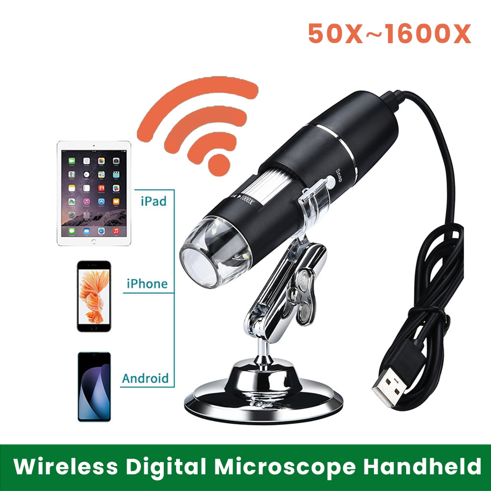 WiFi Wireless Handheld Digital Microscope iOS & Android Compatible