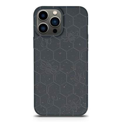 Honey Bee -  Biodegradable phone case - Yellow, Orange and Black