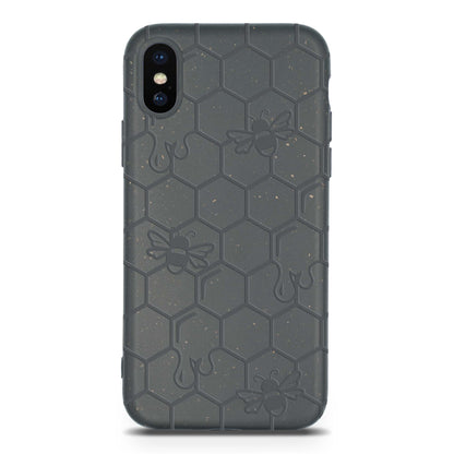 Honey Bee -  Biodegradable phone case - Yellow, Orange and Black