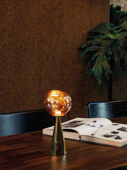 Melt Portable Dimmable Led Table Lamp - Modern Nordic Bedside Lamp