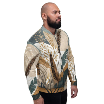 Mens Bomber Jacket - Boho Style Print