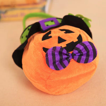 Halloween Witch Pumpkin Tote Bag Children’s Festival Candy Bag